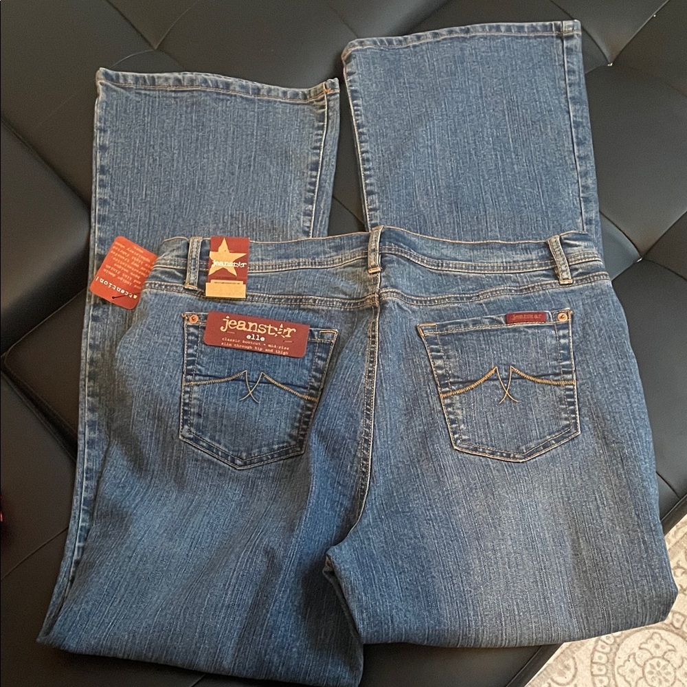 NWT jean star Women's Classic Blue Flare Jeans - Picture 4 of 11
